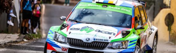 Víctor Abreu y Luis Rodríguez lideran el Rallye Ciudad de La Laguna – Trofeo Worten a tres tramos del final