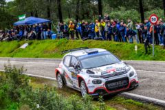 Efrén Llarena y Sara Fernández, con un Citroën C3 Rally2 en el 11 Rallye Ciudad de La Laguna – Trofeo Worten